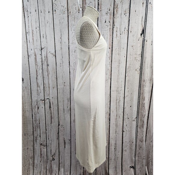 MDS Women's Small Zara Lightweight 100% Cotton Sleeveless Fitted‎ Midi Dress NEW - Picture 3 of 10